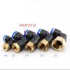 Plf Push in Fitting Female Elbow Pipe Fitting Elbow Tube Connector Thread Pneumatic Fitting Union Elbow