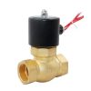 Válvula solenoide de vapor operada por piloto de pistão série 2L