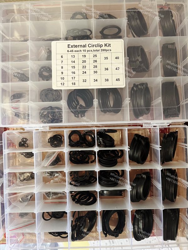 External Circlip Set 280 Piece