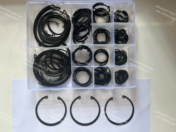 Internal Circlip Set Retaining Clips Snap Ring Fastener Fasteners 137pcs