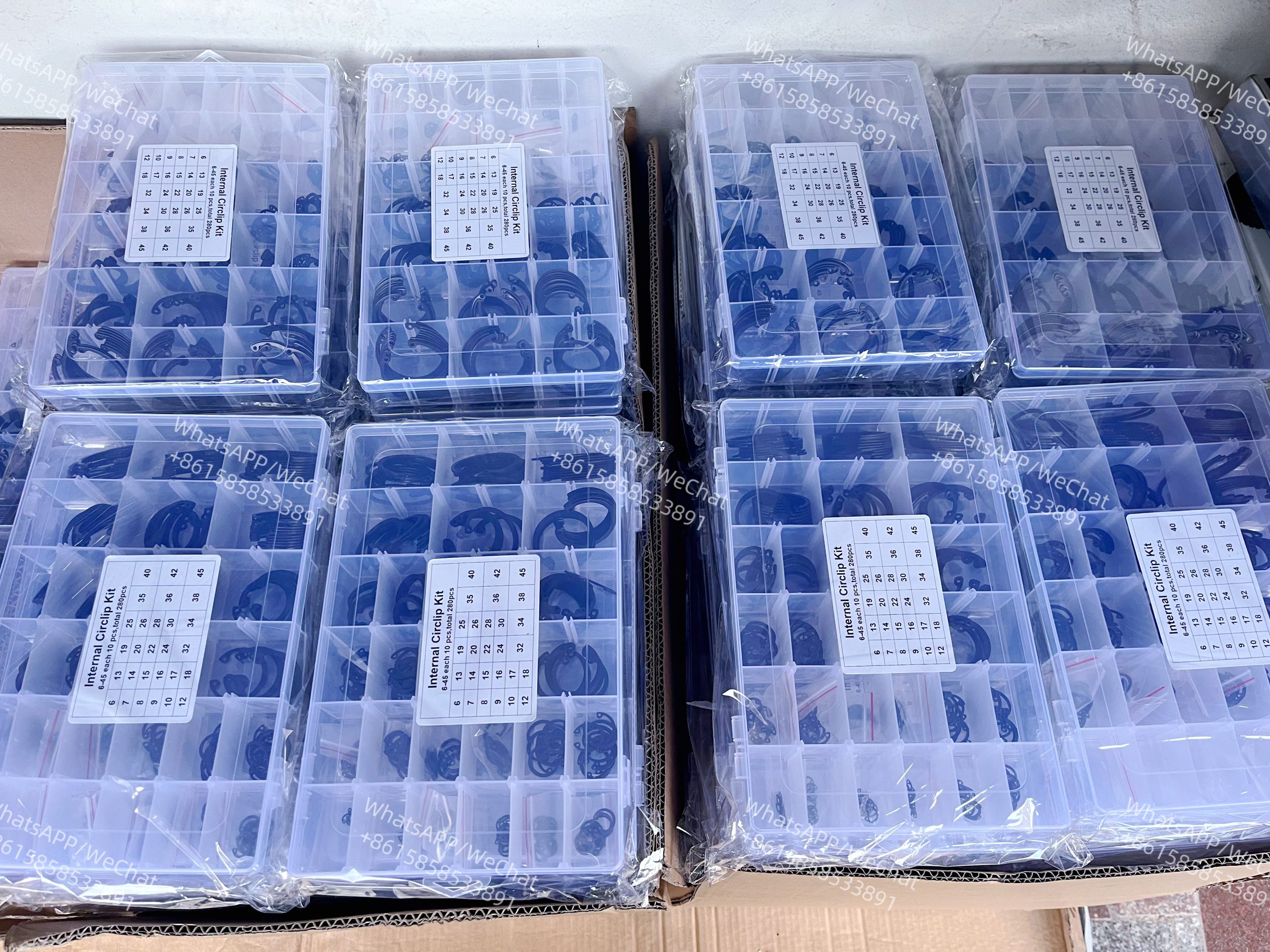 280 Pcs Internal Retaining Rings
