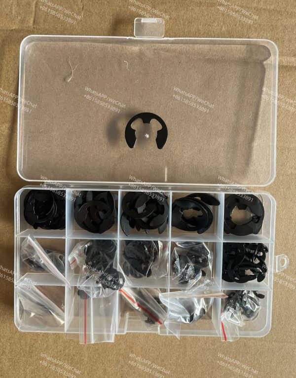 400pcs Circlip E Type, For Use As Locking Device